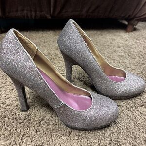 Madden girl glitter heels size 6 1/2
